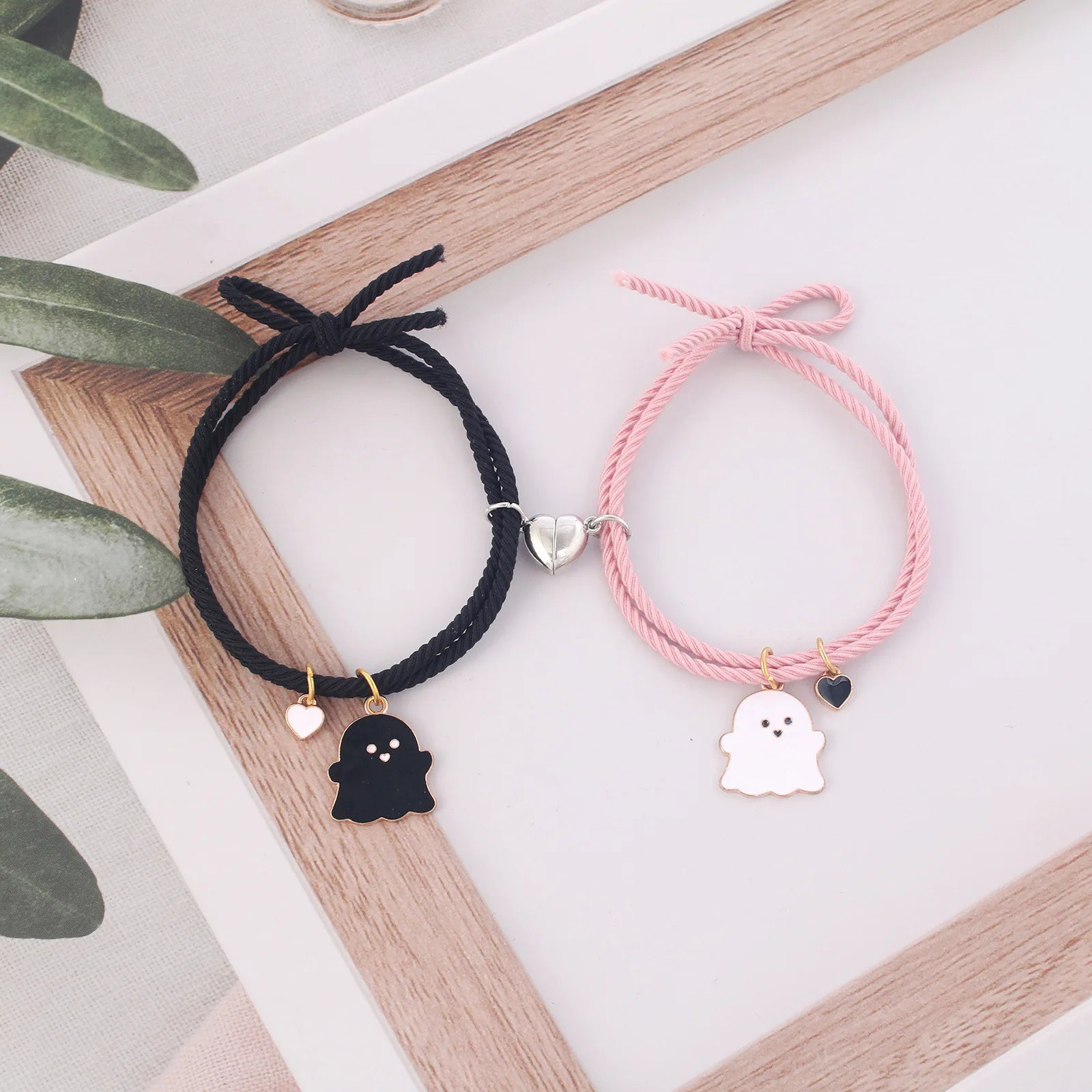 Matching Magnetic Ghost Bracelets