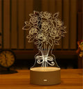 3D Heart Night Light