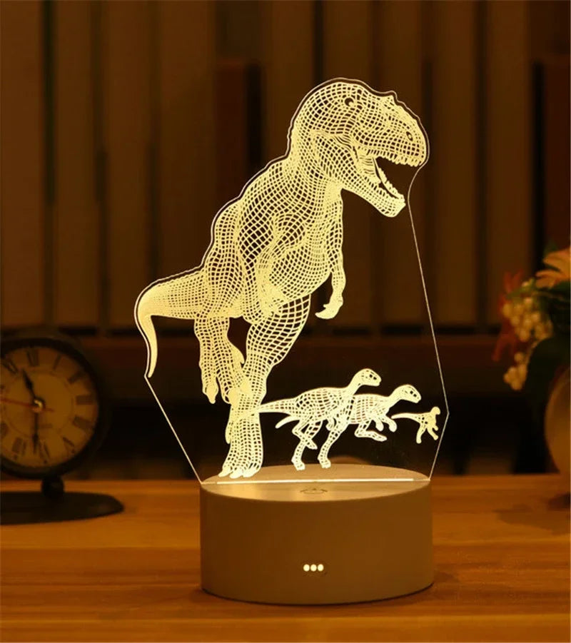 3D Heart Night Light