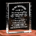 Boyfriend Crystal Plaque