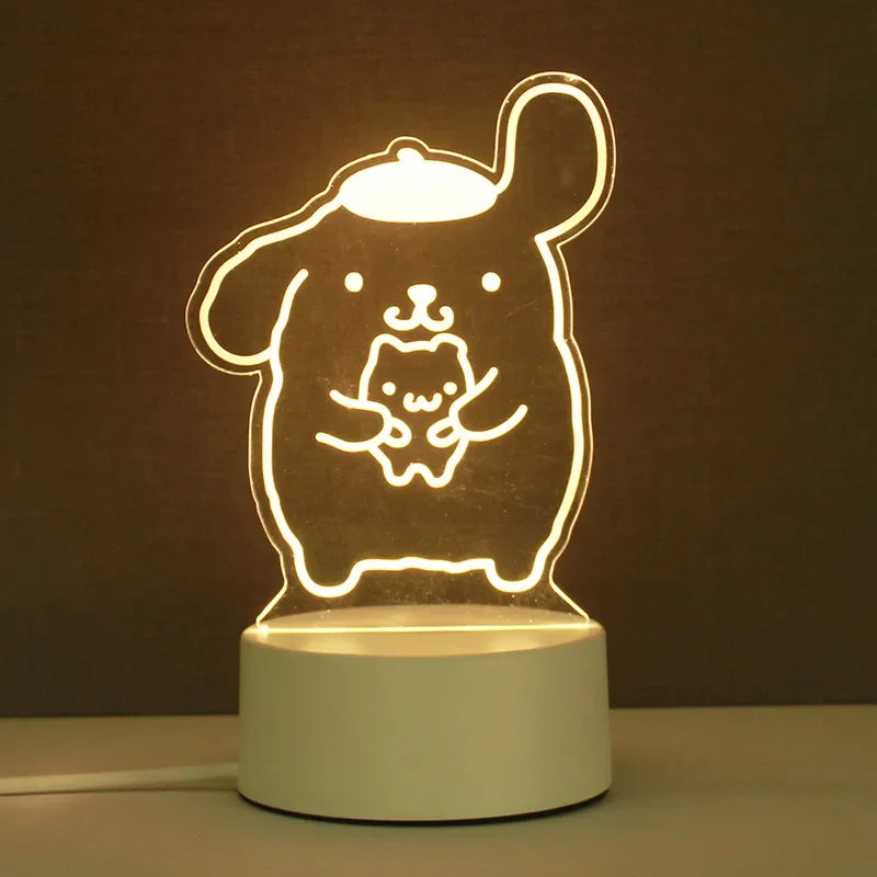 3D Heart Night Light